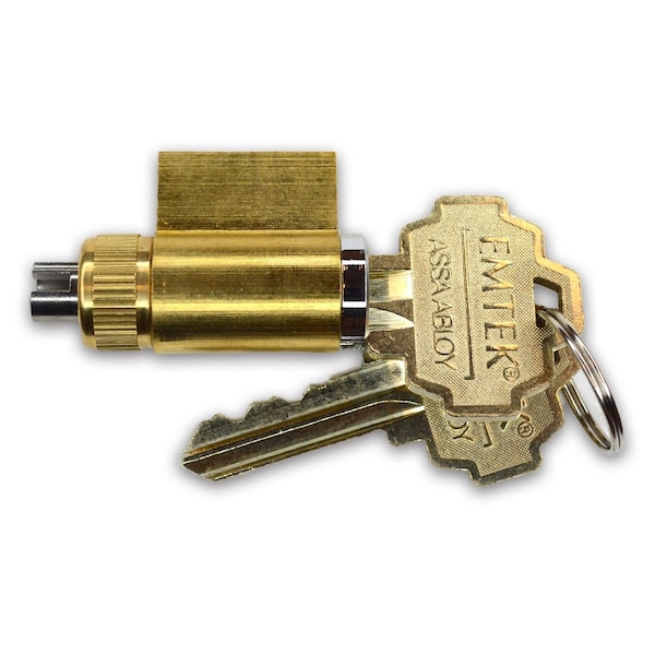 Emtek Key-In Knob or Lever, Single Keyed, Schlage C Cylinder for US26, US14, US15, US15A, TWB and SS CY4-PSCHCTS2-US26 - main
